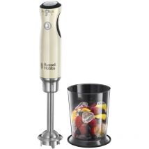 Mixer plongeur retro - crème - 2523256 - - Russell Hobbs