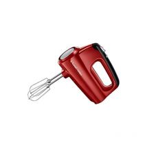 Russell Hobbs Desire Standmixer - Standmixer, 2 Quirle, 2 Knethaken, 5 Geschwindigkeiten, Turbofunktion, Rot - 24670-56