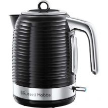 Russell Hobbs - Inspire - 1,7 l - 2400 w - Noir - Argent - Plastique - Indicateur de niveau d'eau - Arrêt de sécurité en cas de surchauffe (24361-70)