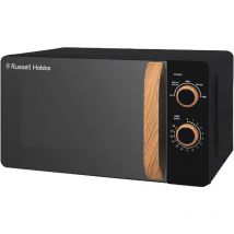 Russell Hobbs - RHMM713B-N 17L Scandi Compact Manual Microwave, Black - Black