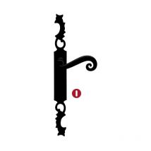 Bouvet - Rustikales Türset Aquitaine 41 Schwarzes Eisen - Schlüssel l - 16407