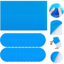 Rustine pour Piscine, Piscine Patch De Réparation,20 Pièces Kit de Réparation de Patch,Rustine Piscine Correctifs Auto-adhésives