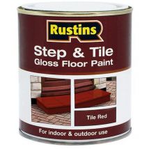 Rustins - STRD2500 Quick Dry Step & Tile Paint Gloss Red 2.5 litre RUSSTPGR25L