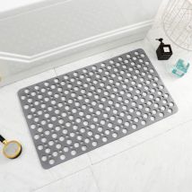 Rutschfeste, Schimmelresistente Badematte Aus Tpe, Rutschfeste Duschmatte, Antibakteriell Mit Saugnäpfen Und Abflussloch, Perfekt Für Die Sicherheit 