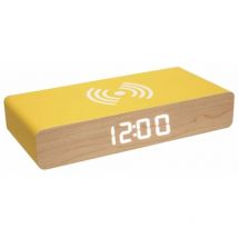 Réveil jaune chargeur induction
