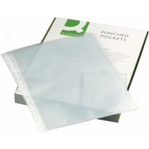 Q-Connect Punched Pockets A4 Pk100 - KF24001