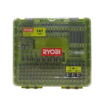 Ryobi - RAKD141 Kit 141 embouts hexagonaux 1/4' douilles perceuse visseuse