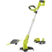 Ryobi - 18v One+ Hybrid Rasentrimmer - Schnittdurchmesser 25-30 Cm - Fadendurchmesser 1 X 1,6 Mm + 2,5 Ah Batterie & Ladegerät + Rac155 - 