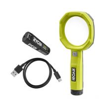Ryobi RML4-120G Batterie Loupe 4V USB 3x Lithium 1x2,0Ah