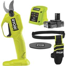 Ryobi - RY18SCA-120P Schere 18V (1x 2,0Ah) mit Scheide und Schleifstein