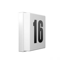 RZB - zimmermann applique numéro de maison led 221167.002.25 LA superflache numéro de maison lampe de plafond/applique murale 4051