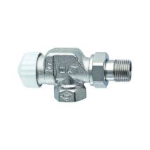 Heimeier - Radiador Tap V-Exakt ii Bronce rojo de níquel rojo, 1/2 pulgada axial, kvs 0.86 (por 20)