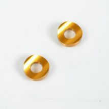 S Enduro-cross-motorradventil Aus Goldfarben Eloxiertem Aluminium