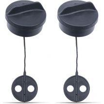 S-giant - 2 Pièces Bouchon de Réservoir pour stihl FS38 FS45 FS55 FS56 FS80 FS81 FS85 FS88 FS120, Bouchon Essence de Débroussailleuse Bouchon de