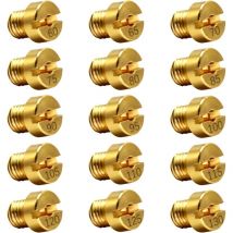 S-giant - Boite de 15 Gicleurs 6mm Carburateur Principal Jet Set pour Carburateur Dell'Orto phbn-phva 12 et 17.5mm Taille 60, 65, 70, 75, 80, 85, 90,