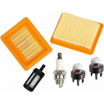 Dolaso - S-giant Luftfilter mit Zündkerze, Kraftstofffilter kompatibel mit stihl FS120 FS200 FS250 FS300 FS350 FS400 FS450 Freischneider, kompatibel
