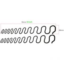 Ressorts de rechange pour canapé 2 pièces de 50cm avec 8 clips en s, 4,0 fils de diamètre Kit - S-giant
