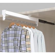 Tringle de Garde-Robe Extensible Extensible Rail de Cintre Rail de vêtements réglable de Garde-Robe (Size : 600mm) - S-giant