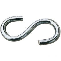 S-Haken 4,0x35 mm Hängehaken / Kleiderhaken Belastbar bis 30kg Stahl verzinkt