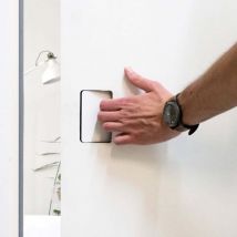 Arlu - Juego Tirador S-Handle Blanco (Primer) - s-handle - Maneta invisible tipo asa de instalación enrasada