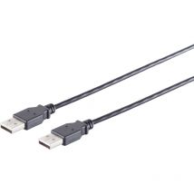 Shiverpeaks - s-impuls usb-a Verbindungskabel 2.0 schwarz 1m