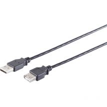 Shiverpeaks - s-impuls usb-a Verlängerungskabel 2.0 schwarz 3m