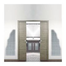 Scrigno - S-Tech By Pladur (210X60) Sm95 - s-tech pladur - Armazón para puerta corredera de hoja única o doble