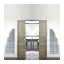 Scrigno - S-Tech By Pladur (210X80) Sm95 - s-tech pladur - Armazón para puerta corredera de hoja única o doble