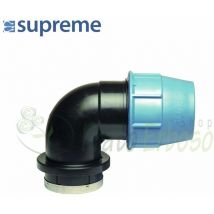 S125025100 - Gomito a 90 gradi a compressione 25 x 1'