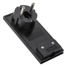 Fanton - S31 fiche détachable clock 2p+e 16a noir - 80151