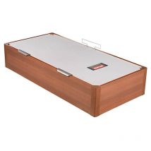 Canapé abatible Pikolin lateral tapa embutida altura 30 cm 90x200 cm - Cerezo