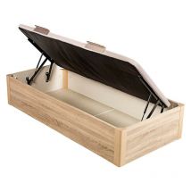 Canapé abatible Pikolin lateral tapa embutida altura 30 cm 105x190 cm - Natural