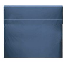 Cañete - Sábana encimera lisa con vivo de 180 cm - Azul marino/Azul C742