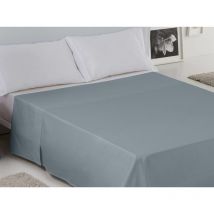 Estelia - Sábana Encimera liso bies 200 de EsTela 105 cm - Acero