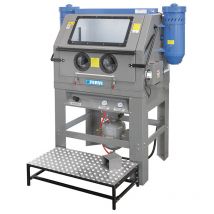 Sabbiatrice a pressione con 2 aspiratori FERVI 0605 - 2x230V 1.2kW
