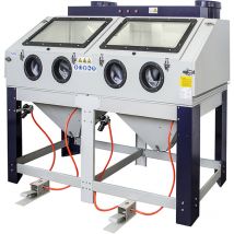 Sogi - Sabbiatrice doppia grande cabina di sabbiatura pallinatrice con doppio aspiratore S-400