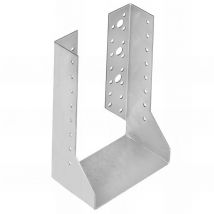 Sabot de charpente galvanisé à ailes intérieures - Larg. 80 x Ht. 210 mm