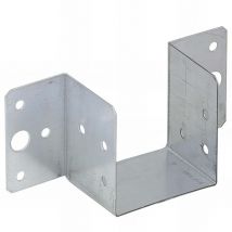 Sabot de charpente léger galvanisé à ailes extérieures - Larg. 60 x Ht. 60 mm