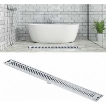 Stamplast - Sac à bagages Sagle Drawing Channel Kit Salle de bain avec drain de fil CN-01 Griglia 75 cm - Guaina 100x100 cm