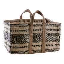 Sac à bûches en toile de jute épaisse Pampa
