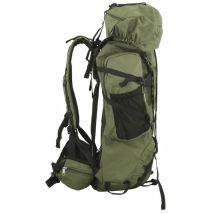 Vidaxl - Sac à dos de randonnée vert armée 60 l tissu oxford