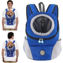 Jalleria - Sac à Dos de Transport pour Chiens,Respirant,Réglable Sac à Dos pour Chien et Chat avec Fond étanche,Bandoulière Rembourrée,Sac à Dos