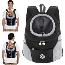 Jalleria - Sac à Dos de Transport pour Chiens,Respirant,Réglable Sac à Dos pour Chien et Chat avec Fond étanche,Bandoulière Rembourrée,Sac à Dos
