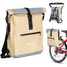 Sac À Dos De Vélo 3 En 1 (20l), Sacoche Porte-bagage Arrière De Vélo, Sac À Dos Étanche Et Sacoche Bandoulière, Imperméable & Réfléchissante, 
