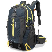 Decdeal - Sac à dos de voyage résistant à l'eau 40L, pour camping, randonnée, ordinateur portable, Trekking, escalade, pour hommes et femmes,Dark blue