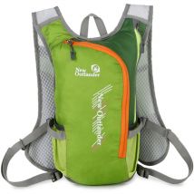 Sac à dos d'hydratation respirant, sac à dos réfléchissant en Nylon pour vessie d'eau, pour randonnée, course à pied, Vert