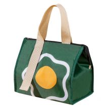 Sac à lunch isolé (œuf vert), sac à lunch de grande capacité, sac à lunch isolé et imperméable, sac à lunch pour l'école des enfants, sac à lunch