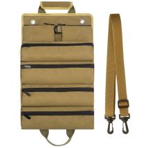 Trimec - Sac à outils enroulable pour homme/femme, organiseur d'outils à roulettes durable et imperméable, bandoulière multifonctionnelle, sac à