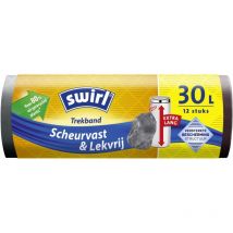 Sacs poubelle à pédale Swirl XL avec cordon de serrage 30 L 12 pièces