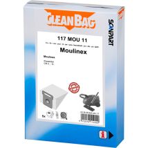 Scanpart - Sac à poussière Cleanbag 117mou11 Moulinex Powerstar